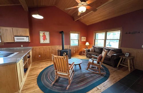 Uinta County Cabin | Charming 2-bedroom cabin in private 1200 acre ranch; wildlife, views, adventure