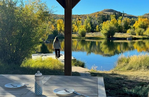 Uinta County Cabin | Charming 2-bedroom cabin in private 1200 acre ranch; wildlife, views, adventure