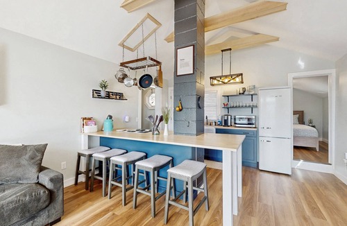 Camden Cabin | Charming cottage with a spacious deck overlooking the Megunticook River