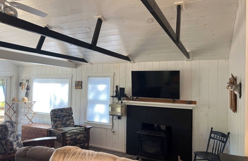 Wolfeboro Cottage | Charming Crescent Lake Waterfront | Dock, Fire Pit, Walk to Wolfeboro
