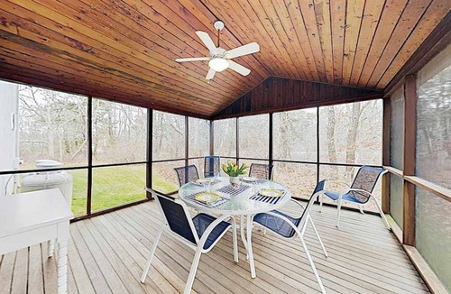 Katama House | Charming Home with Deck, Screened Porch, Private Balcony, Near Beaches