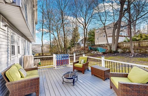 Newton Upper Falls House | Charming home with deck- walkable to transit, shops & restaurants