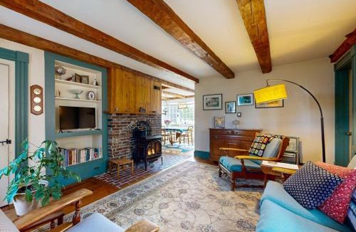 Hancock House | Charming Seaside Cottage with a Gas Fireplace, Spacious Patio, and Nearby Hiking