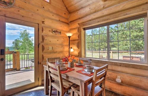 Warm Springs House | Chic Fairplay Cabin with Deck & Mountain Views!