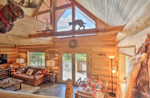 Warm Springs House | Chic Fairplay Cabin with Deck & Mountain Views!