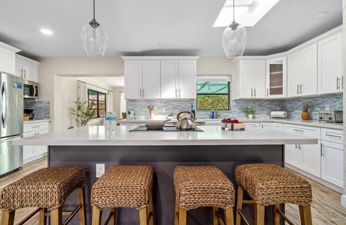 South Lake House | Chic Getaway w/Heated Pool & Short Walk to Beach