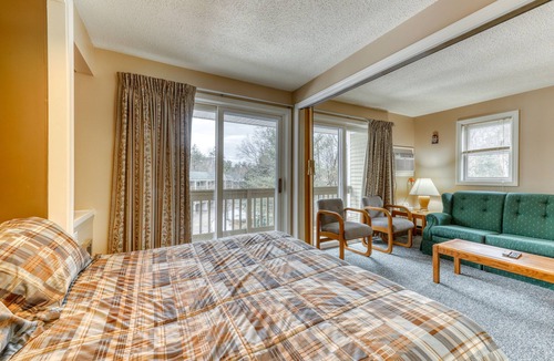 Gilford Condo | Condo with WiFi, private beach, full kitchen, & outdoor pool
