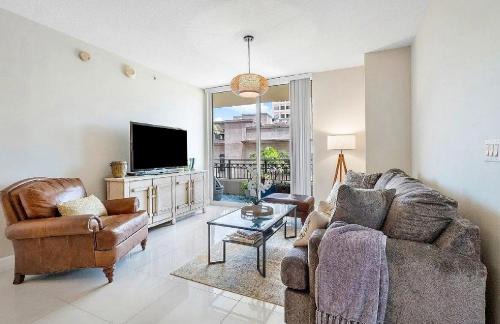 Downtown West Palm Beach Apartment | Contemporary 2 Bedroom Residence with Private Balcony and Skyline Views