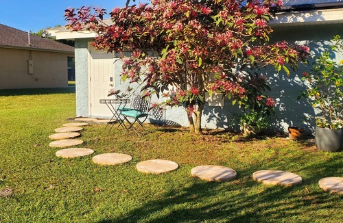 Florida Ridge House | Cozy room with separate entrance and private bathroom.