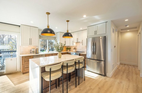 Castlewood House | Designer Centennial Home with 2 Living Rooms and Grill