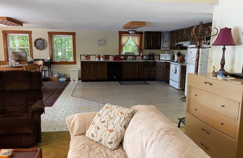 Nobleboro Cabin | Discover Lazy Acres in Nobleboro: a cozy 2-bedroom retreat by the water.