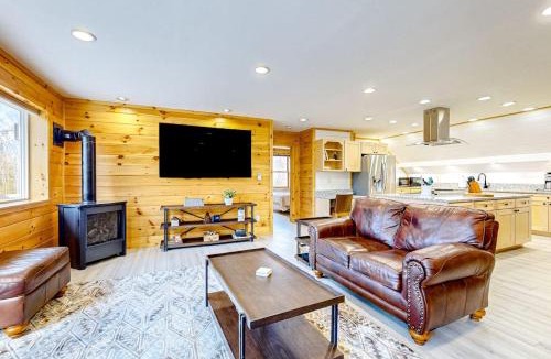 Rockwood House | Dog-friendly apartment by Moosehead Lake with sprawling deck & firepit
