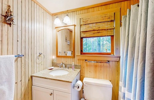 Southwest Harbor House | Dog-friendly ocean-view home with grill, wood stove, deck, washer/dryer, & AC