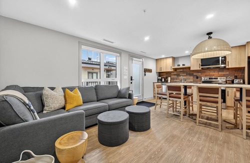 Revelstoke Apartment | Downtown Suite | Kitchen + Near Mountain Resort