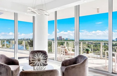 Central Fort Lauderdale Apartment | Elegant Four-Bedroom Penthouse with Ocean Views