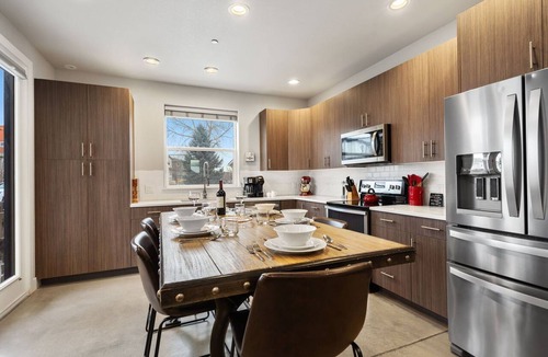 Old Town North Apartment | Elegant Oasis - Fireplaces, King Beds, Mtn Views!