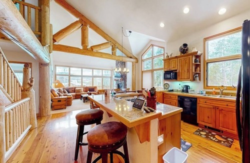 Fraser House | Enchanting mountain oasis with hot tub, fireplaces, deck, & views