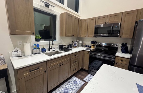 North Lake George Apartment | Enjoy a stylish experience at this centrally-located place.