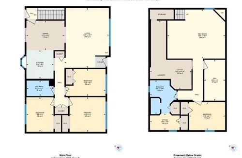 Southeast Calgary Villa | Executive family Relax House New AC 4Bed rooms 4Queen Beds plus Kids play rooms Large Deck Private Backyard 19 minutes YYC 5 minutes Chinook Mall Walk to C Train Free Banff Park