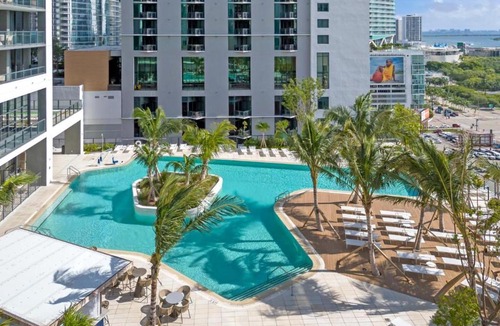 Downtown Miami Apartment | FIFA Magic,Miami Luxury Penthouse, Walk to Fan Fest Panoramic Ocean & City Views,Resort Pool, Spa, Gym, Restaurants