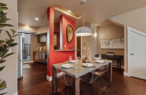 Old Town North Apartment | FoCo Patio Oasis – King Beds & Walkable Location