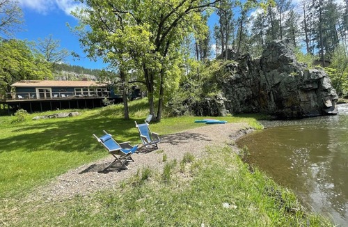 Rapid City House | Fun Historic Cabin with the Best Swimming Hole on Spring Creek