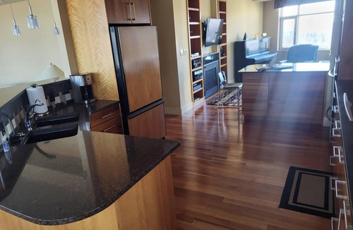 Edmonton Apartment | Furnished Executive Hi Rise Condo - Longterm rental - On Southside River Valley