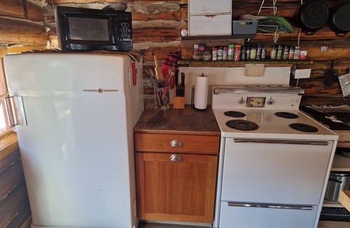Lake City Cabin | Grandpa's Cabin: Rustic authenticity one block from downtown. Pet Friendly!