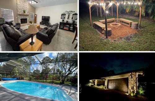 Hunt Club Apartment | Heated pool at Persimmon Retreat