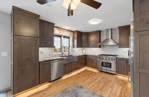 Rapid City House | Heated pool, views, chef`s kitchen, 3 levels