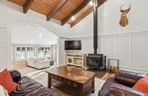 Meredith House | Hidden Chalet, Game Room & Yard, Lakes Region