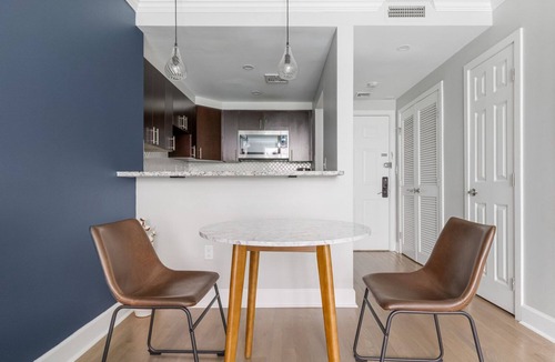 Prudential - St. Botolph Apartment | Ideal Back Bay 1BR w/Rooftop & Gym, nr Shopping & Dining, by Blueground