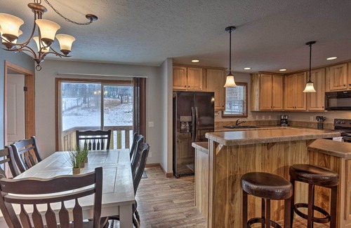 Sturgis House | Idyllic Sturgis Home w/Fire Pit & Large Deck!
