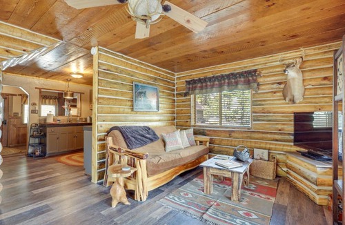 Jemez Springs House | Jemez Springs Cabin w/Stunning Mtn Views!