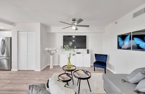 Sea Palms Condo | Jupiter Bay Resort Condo, steps to the beach! Comfortably sleeps family of 4!