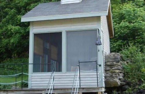 Clarendon House | Kingsley Grist Mill, Covered Bridge and Waterfall.