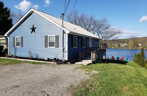 North Lake George House | Lake George Water Front With Boat Dock