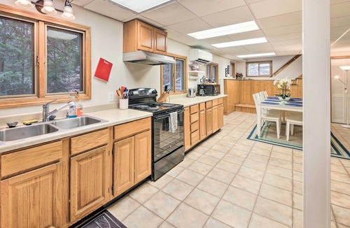 Bucksport House | Lakefront Escape: Boat Dock, Grill, Fire Pit!