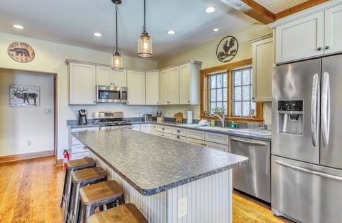 Ludlow House | Lakefront home with amazing views, fireplace, firepit, & gas grill