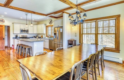 Ludlow House | Lakefront home with amazing views, fireplace, firepit, & gas grill