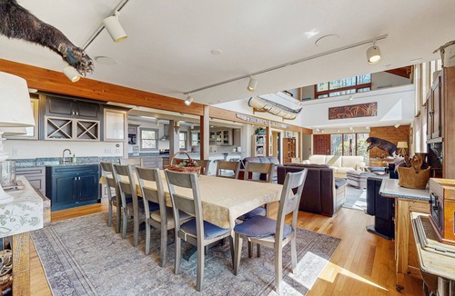 Franklin House | Lakefront home with gym, game room, home theatre, & private beach with boathouse