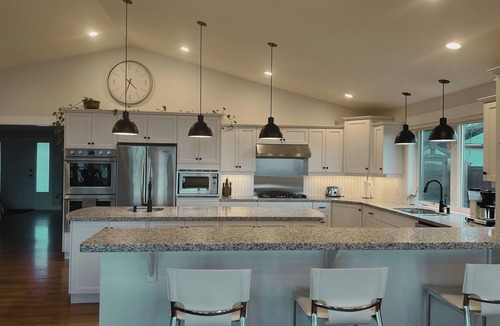 Southwest Mission House | Lakeview Summer Family Home with Pool & Hot Tub!