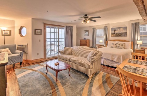 Lincolnville Apartment | Lincolnville Studio w/ Ocean-View Balcony!