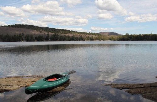 Orland RV Rental | Log cabin style lean-to, perfect for nature lovers!