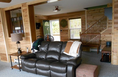 Pittsburg House | Loon Cove overlooking stunning Connecticut Lake and Magalloway Mountain