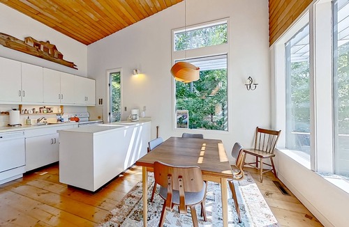 Jackson House | Lovely home with nearby skiing, mountain view, patio, & full kitchen