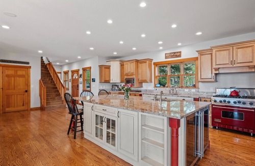 Moultonborough House | Luxury Lakefront w/Hot Tub, Beach, Mountain Views!