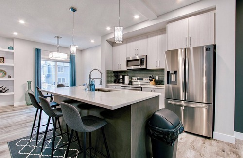 West Edmonton House | Luxury Townhouse, Garage, Close to WEM