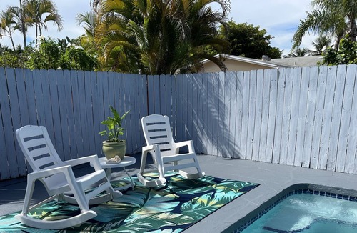 Dania Beach House | MINI OASIS, HTD POOL! 2 BEDROOM, 2 BATH 7 MIN FT. LAUDERDALE INTL. PICKUP 50
