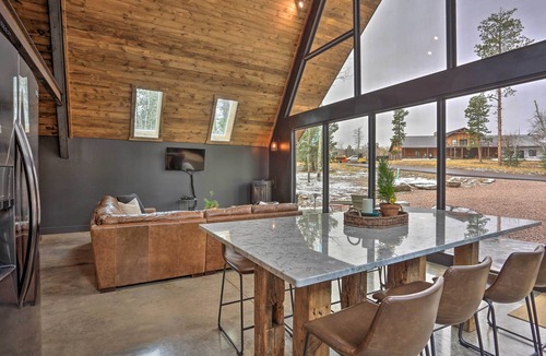 Deadwood Cabin | Modern Lead A-Frame w/Hot Tub: Hike, Bike & ATV!